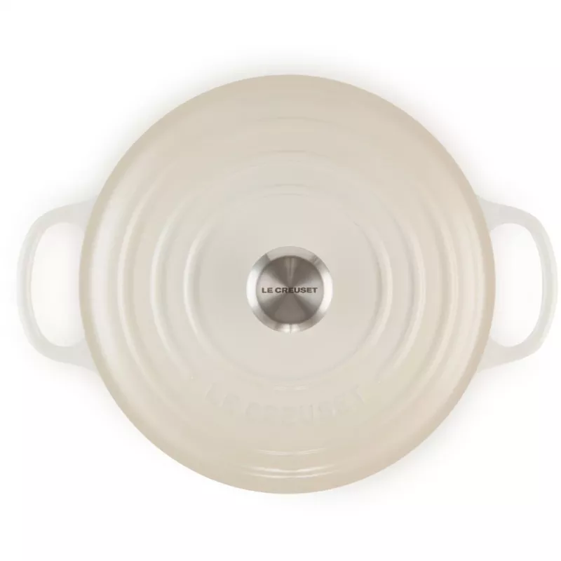 Le Creuset Signature brasiera rotonda 26 cm Meringue (21177267164430)