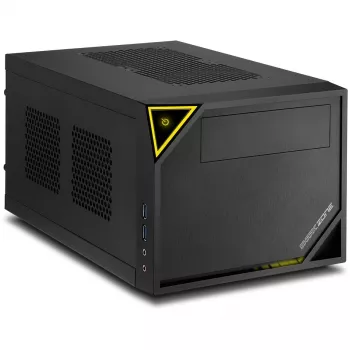 Case PC Sharkoon SHARK ZONE C10 Mini-ITX nero, giallo