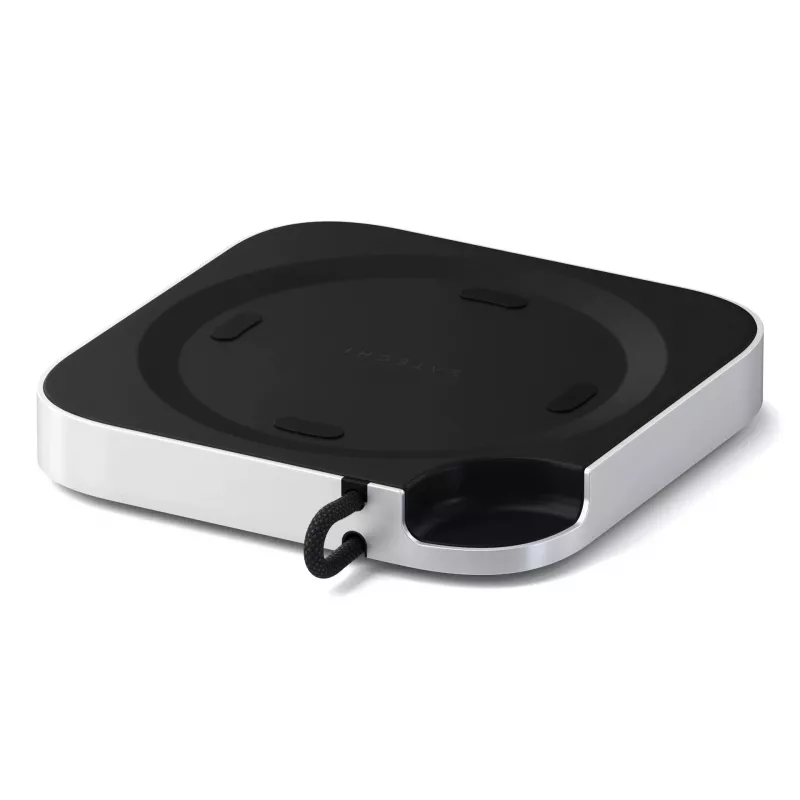 Dock/replicatore di porte per laptop Satechi ST-GNMMES — hub USB 3.2 Gen 2 Type-C con filo, USB-A & SD, argento
