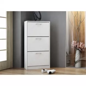 Topeshop PAULA BIEL portascarpe chiuso bianco