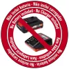 Einhell GE-CL 18 Li E - Solo soffiatore per foglie a batteria 210 km/h nero, rosso