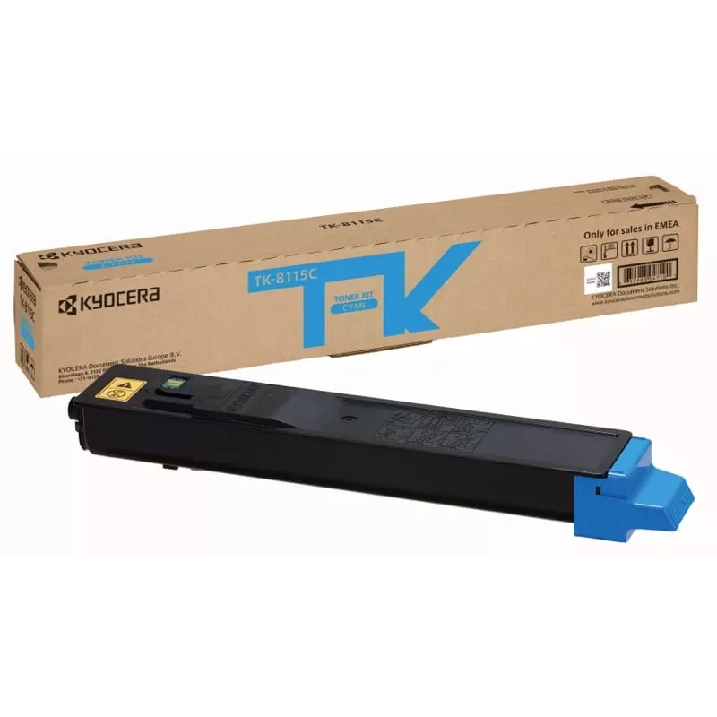 KYOCERA TK-8115C cartuccia toner 1 pz. originale ciano