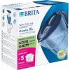 Caraffa filtrante BRITA Marella XL con 5 cartucce MAXTRA PRO, blu