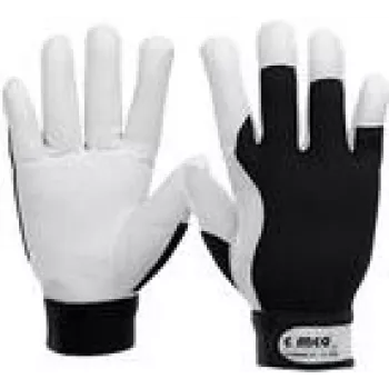 Guanti da lavoro Cimco 141245, nero/bianco, taglia L, 2 pezzi