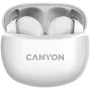 Canyon TWS-5 cuffie Bluetooth, con microfono, BT V5.3 JL 6983D4, risposta in frequenza: 20Hz-20kHz, batteria auricolari 40mAh*2 + custodia di ricarica 500mAh, Type-C