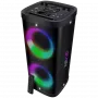 Altoparlante portatile SVEN PS-930, nero, potenza in uscita 2x75W (RMS), TWS, Bluetooth, FM, USB, microSD, display LED, batteria ricaricabile al litio