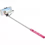 Ultron Selfie Hot Shot rosa – selfie stick 15 – 45 cm con telecomando per fotocamera sull'impugnatura – per smartphone come Samsung Galaxy, iPhone e altri (173951)