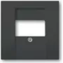 BUSCH JAEGER 1710-0-3903 - nero - convenzionale - Ogni marca - 63 mm - 63 mm - 1 pz.