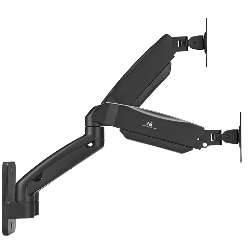 Maclean supporto a parete per due monitor, 17-32'', max 9 kg, molla meccanica, MC-988