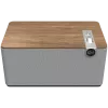 Klipsch the Three Plus sistema di altoparlanti Bluetooth Premium noce USB RCA...