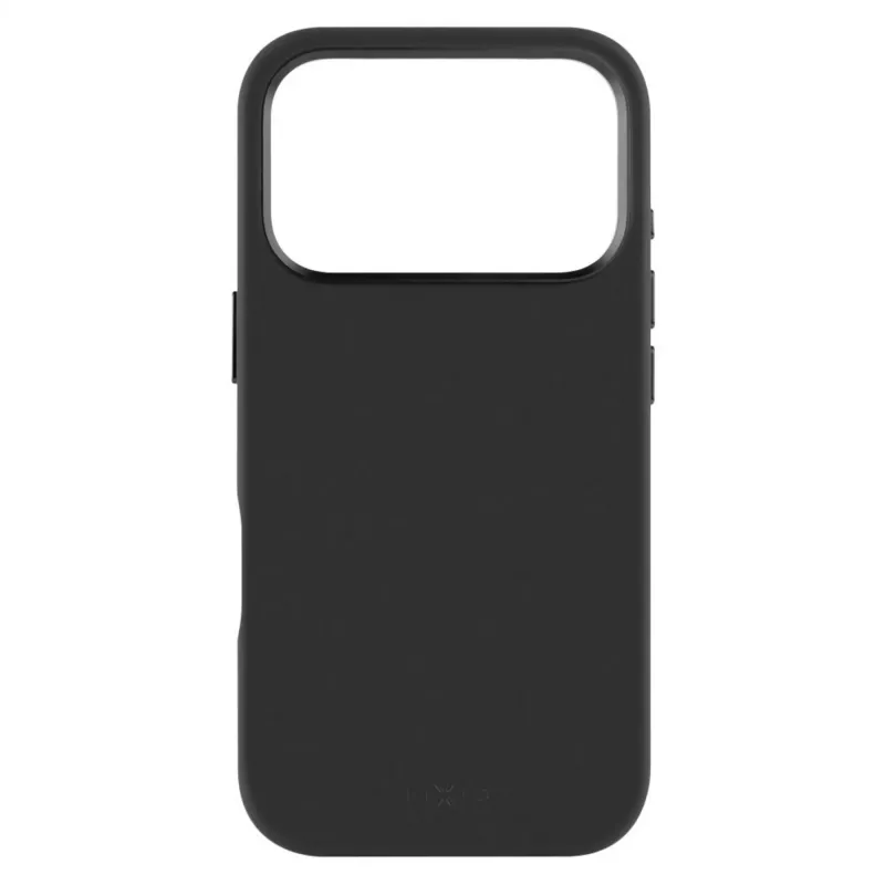 Cover posteriore fissa per Apple iPhone 17 Pro, silicone liquido, nero, MagFlow