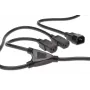 Digitus ASSMANN - distributore di alimentazione (250 V corrente alternata) - IEC 320 EN 60320 C14 - IEC 320 EN 60320 C13 - 1.7 m - stampato - nero (AK-440400-017-S)