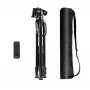 Treppiede con testa 3D-360° + supporto per smartphone Puluz PU3096B