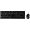 A4Tech FStyler FG1035 kit tastiera e mouse wireless, 2,4G, grigio