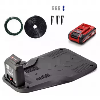 Power X-Change robot tagliaerba FREELEXO CAM PLUS 600 (rosso/nero, batteria Li-Ion Plus 4,0Ah, telecamera + sensore)