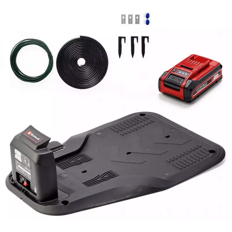 Power X-Change robot tagliaerba FREELEXO CAM PLUS 600 (rosso/nero, batteria Li-Ion Plus 4,0Ah, telecamera + sensore)