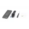GEMBIRD EE2280-U3C-01 case Gembird M.2 su USB 3.0, alluminio, nero