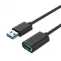 UNITEK Y-C458GBK cavo USB USB 3.2 Gen 1 (3.1 Gen 1) 1,5 m USB A nero