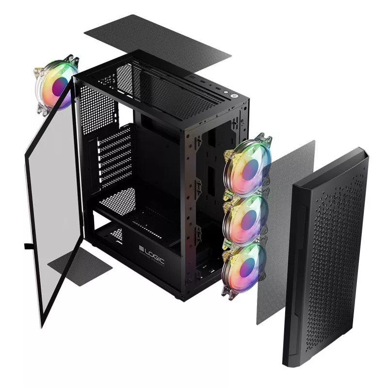 Case Logic ARAMIS ARGB MINIDI USB 3.0 nero