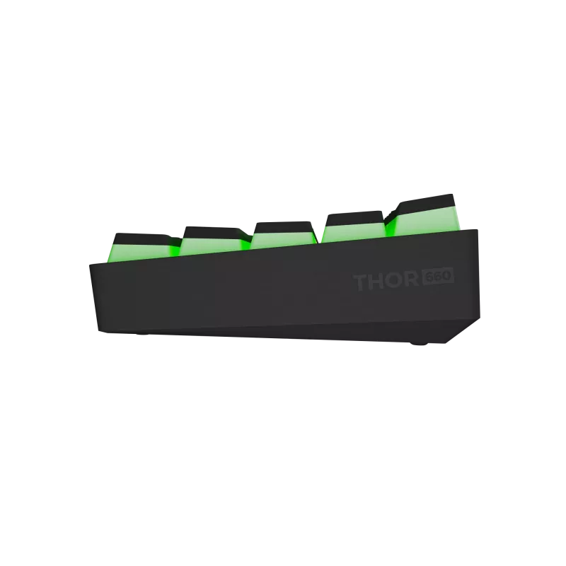 TASTIERA GAMING GENESIS THOR 660 G2 US NERA WIRELESS RGB MECCANICA GATERON BROWN