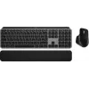 Logitech MX Keys S Combo per Mac, wireless, layout DE set tastiera e mouse, tasti e funzioni ottimizzati per macOS