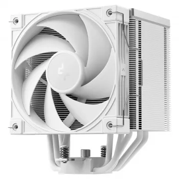 Dissipatore ad aria per processore DeepCool AK500 G2 WH, ventola 120 mm, pressione aria max 3,33 mmH2O, 117×129×159 mm, bianco