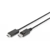 Cavo adattatore DisplayPort 1.2 con blocco 4K 60Hz UHD Type DP/HDMI A M/M nero 2 m