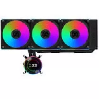Dissipatore a liquido all-in-one per processore Lian Li GA II Hydroshift II LCD-C 360CL 12 cm nero 1 pz.