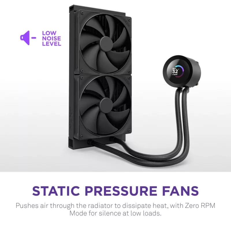 Dissipatore a liquido all-in-one NZXT Kraken Plus 280 14 cm nero