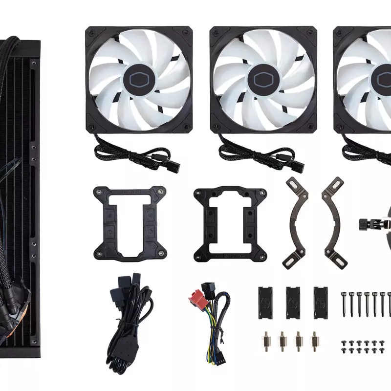 Kit di raffreddamento a liquido Cooler Master MasterLiquid 360L Core ARGB 12 cm nero