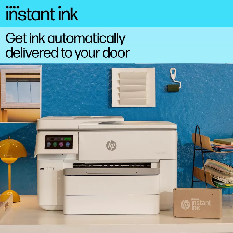 Stampante multifunzione a colori wireless HP OfficeJet Pro 9730e, Instant Ink; stampa fronte-retro