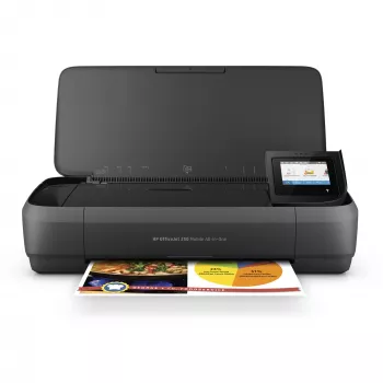 Stampante multifunzione a colori wireless HP OfficeJet Mobile 250, copiatrice, scanner