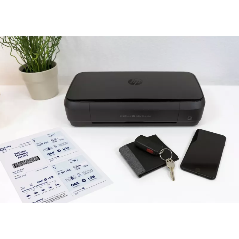 Stampante multifunzione a colori wireless HP OfficeJet Mobile 250, copiatrice, scanner