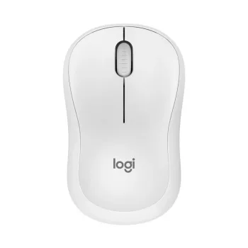 Mouse wireless Bluetooth Logitech M240 Silent, bianco