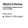 HP 205A nero cartuccia toner LaserJet originale, 1100 pagine, nero, 1 pezzo