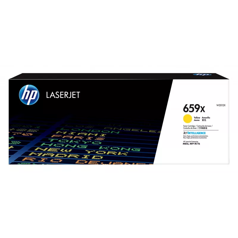 HP LaserJet 659X cartuccia toner originale giallo ad alto rendimento