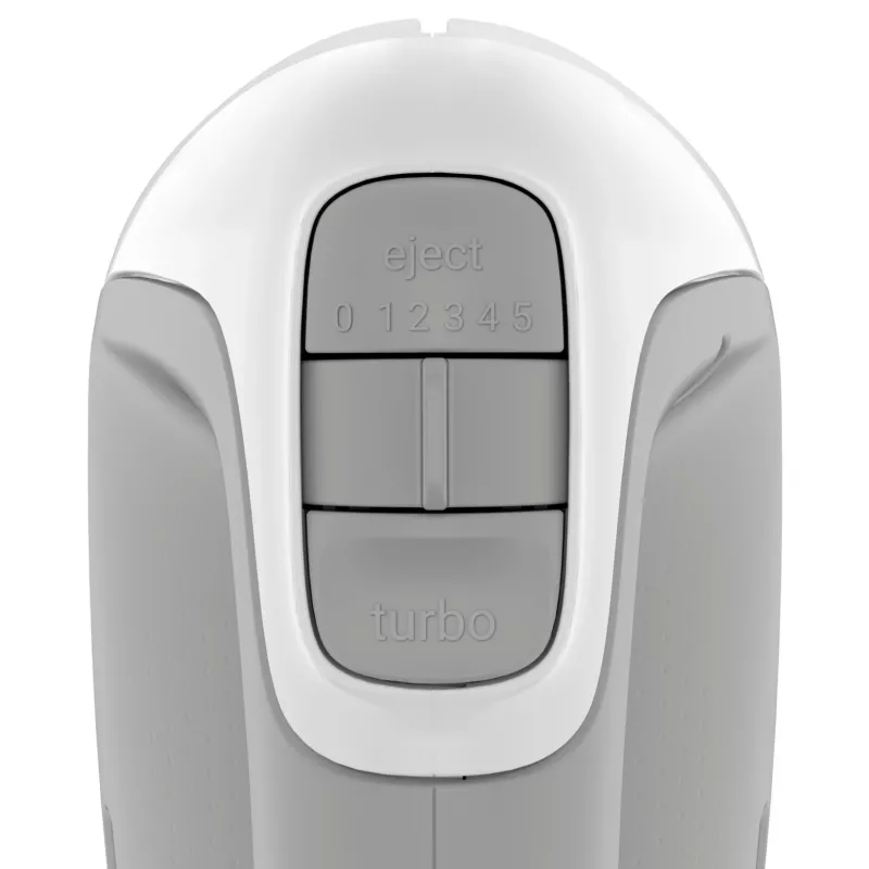 Frullatore a mano Tefal Prep'Mix HT450B — 450 W, 5 velocità, turbo, fruste in metallo, bianco