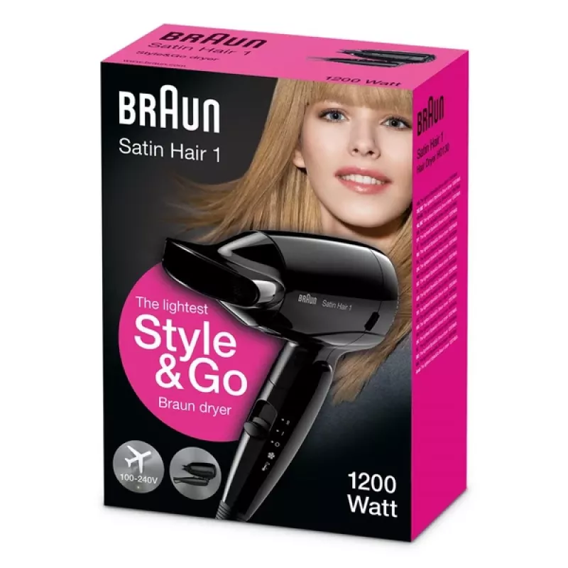 Braun HD130 asciugacapelli 1200 W nero