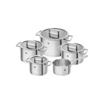 ZWILLING Vitality - acciaio inossidabile - acciaio inossidabile - acciaio inossidabile - acciaio inossidabile - vetro - ceramica - gas - alogeno - induzione - piastra sigillata (66460-000-0)
