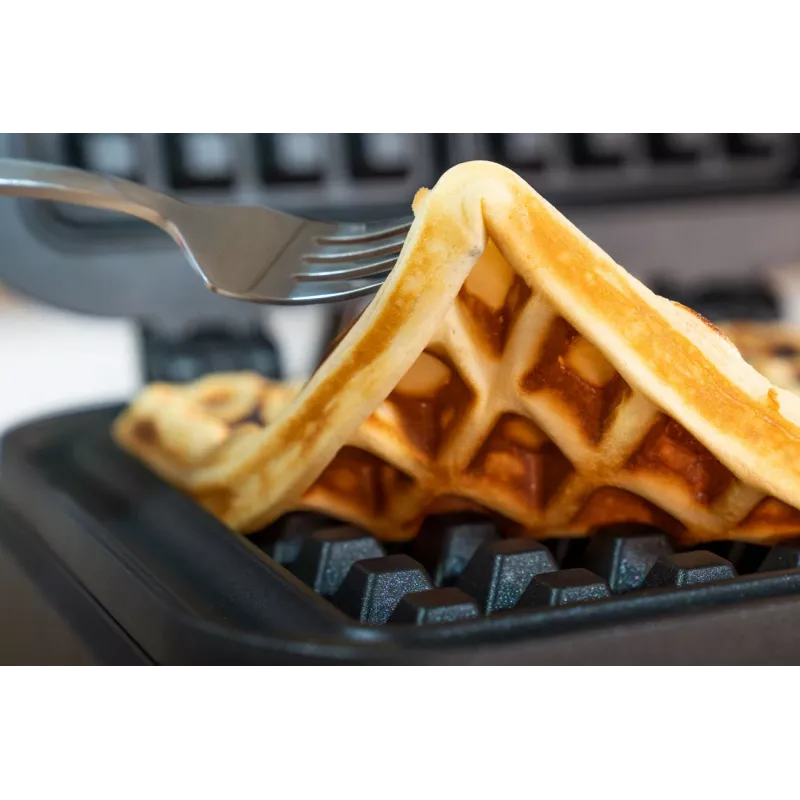 Waffle maker Unold waffle belga Bruxelles 2 waffle rettangolare nero 1500 W