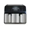 Unold 58685 friggitrice doppia 8 L a colonna 1700 W friggitrice ad aria nero, grigio