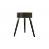 Unold 86545 stufa elettrica per interni nero, legno stufa elettrica a ventola
