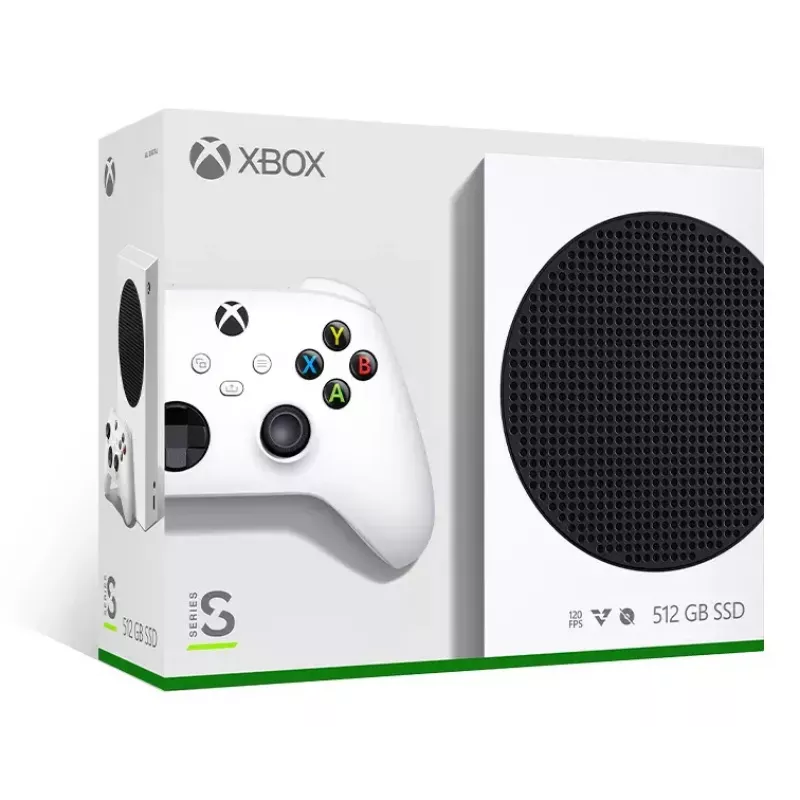 Console di gioco Microsoft Xbox Series S — 512 GB SSD, Wi-Fi 5, Gigabit Ethernet, bianco