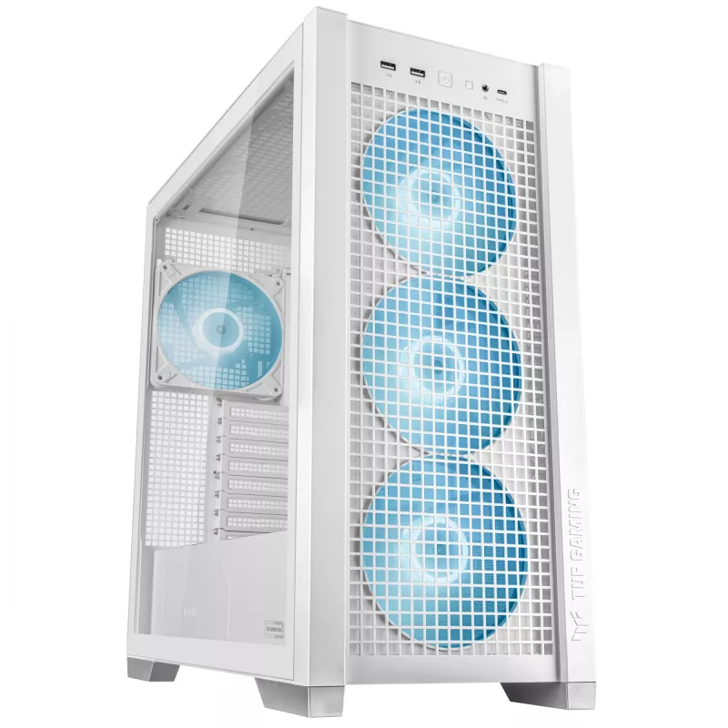 ASUS TUF Gaming GT302 ARGB midi tower bianco