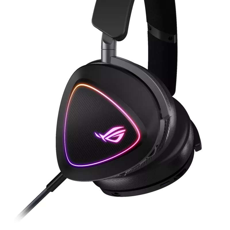 ASUS ROG DELTA II headset con filo e wireless con archetto gaming USB Type-C Bluetooth nero