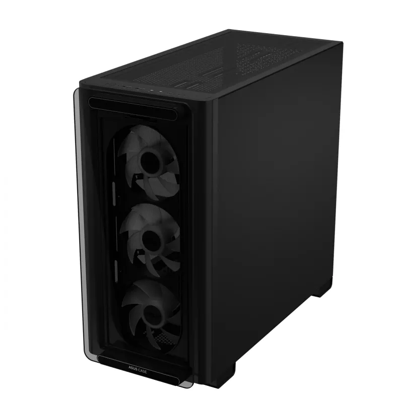 ASUS A23 PLUS TG ARGB nero, PC, nero, micro ATX, Mini-ITX, multicolore, 16,5 cm, 38 cm