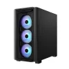 ASUS A23 PLUS TG ARGB nero, PC, nero, micro ATX, Mini-ITX, multicolore, 16,5 cm, 38 cm