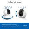 TP-Link Tapo telecamera Wi-Fi pan/tilt AI per la sicurezza domestica