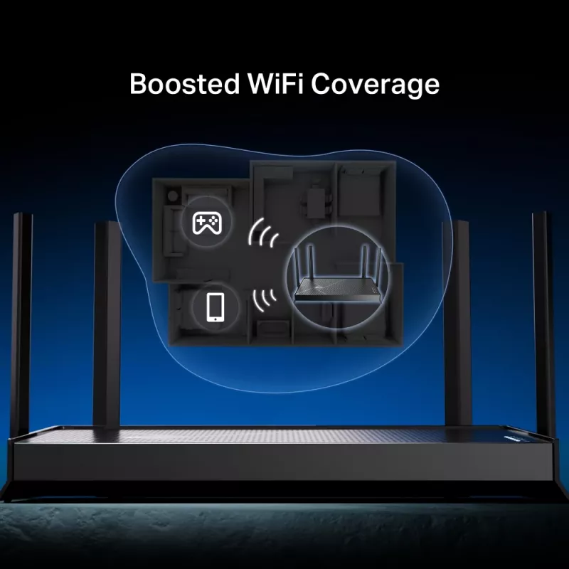 TP-Link Archer BE230 Router WLAN 2,5 Gigabit Ethernet dual band (2,4 GHz / 5 GHz) nero