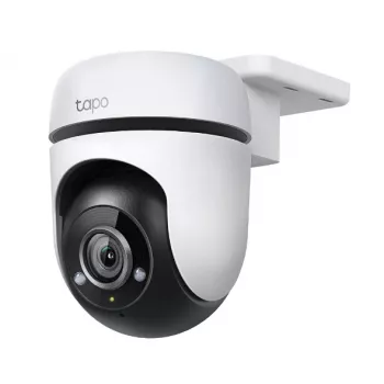 TP-Link Tapo Telecamera di sicurezza WiFi pan/tilt da esterno, telecamera IP di videosorveglianza, interno e esterno, wireless, Amazon Alexa e Google Assistant, interno, CE, FCC, RoHS, RCM
